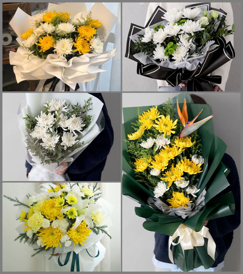 湖南永州祁阳县观音滩镇双华村白事花束代送